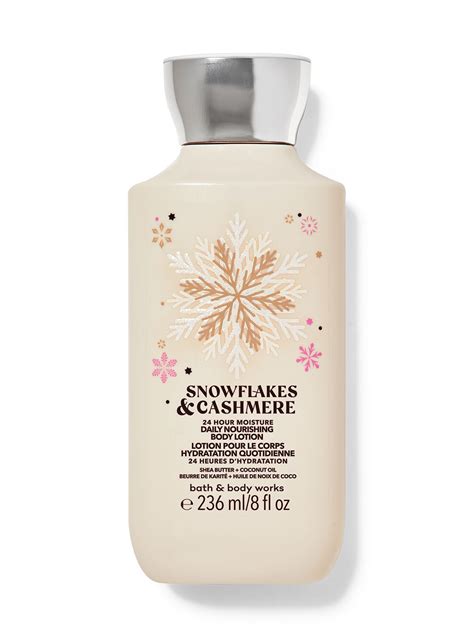 snowflakes and cashmere lotion description